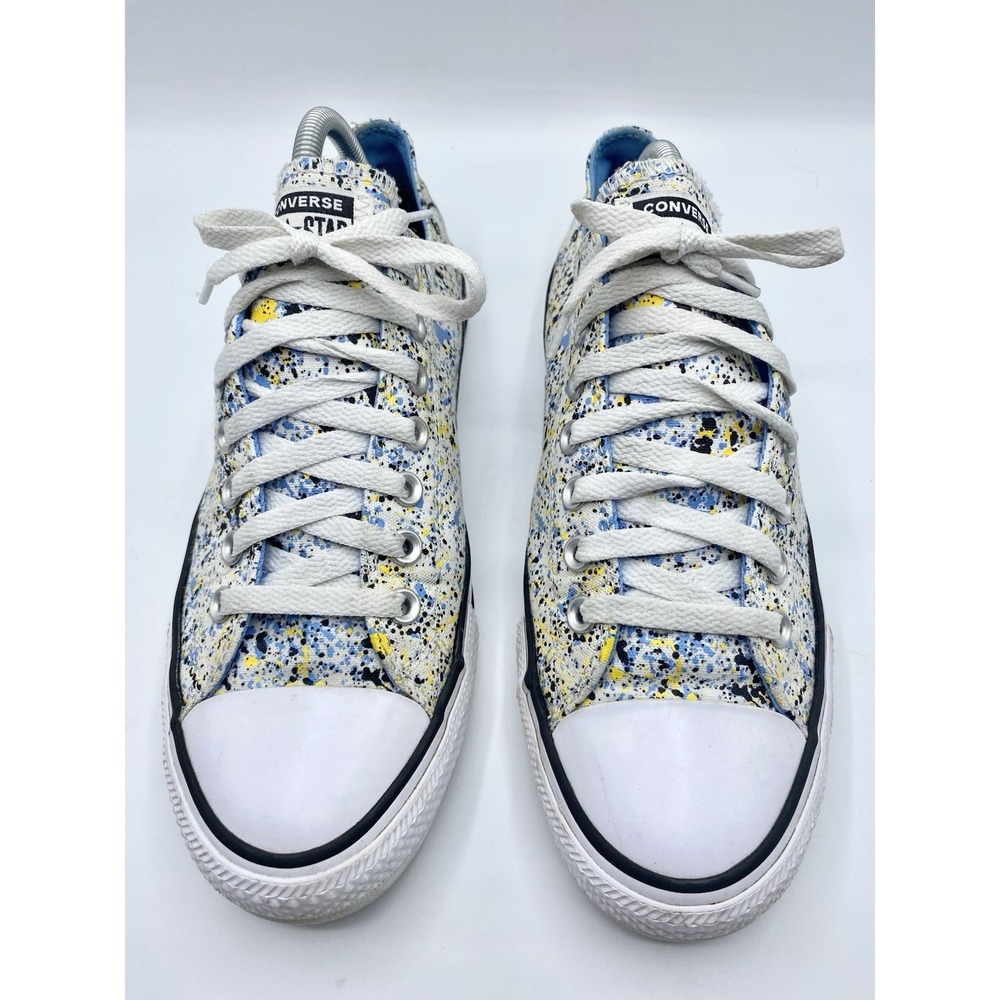 Converse Chuck Taylor All Star Sneakers M9/W11 Paint Splatter A00469F Low Top - Picture 3 of 8